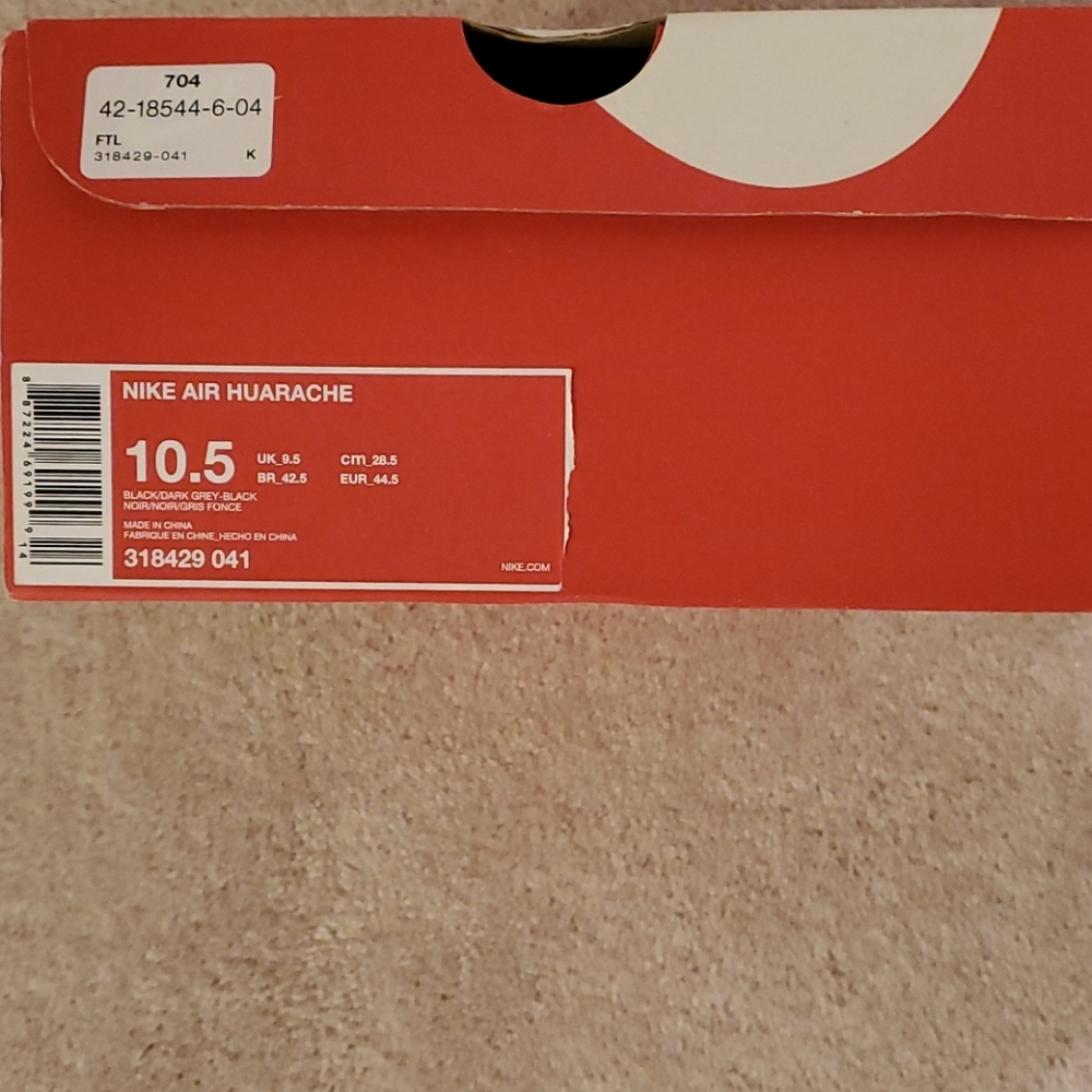 MEN'S NIKE AIR HUARACHE RUN CASUAL SHOES